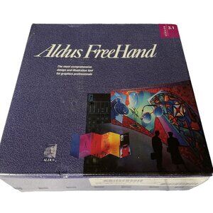 Aldus FreeHand Version 3.1 Design & Illustration Software For Macintosh Sealed B